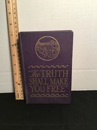 1943 HC Copy THE TRUTH SHALL SET YOU FREE, Jehovah Witness