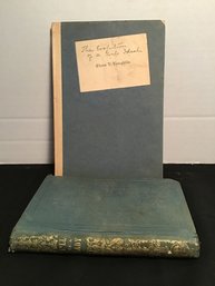 2 Antique Books On Girls Etiquette, 1844 And 1902