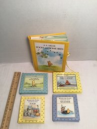 4 Small Winnie The Pooh Boos, HC Interactive, Exc. Cond.