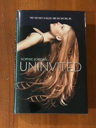 Uninvited By Sophie Jordan SIGNED & Inscribed First Edition