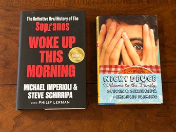 Woke Up This Morning By Michael Imperioli & Steve Schirripa SIGNED & Nicky Deuce SIGNED By Schirripa