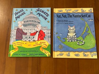 House Mouse Seanate Mouse & Nat, Nat, The Nantucket Cat SIGNED Editions
