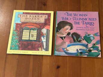 The Baker's Dozen & The Woman Who Flummoxed The Fairies By Heather Forest SIGNED & Inscribed First Editions