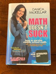 Math Doesn't Suck By Danica McKellar SIGNED Fourth Printing
