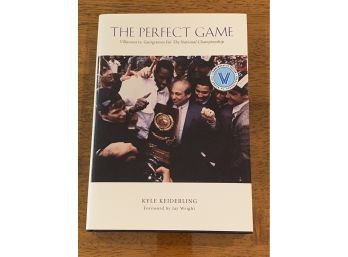 The Perfect Game Villanova Vs. Georgetown For The National Championship SIGNED By Harold Jensen #32