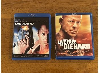 Die Hard & Live Free Or Die Hard Blu-rays