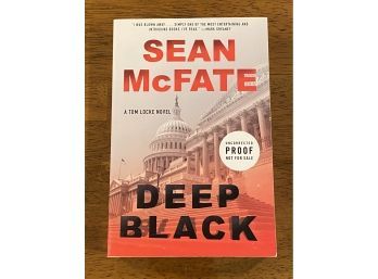 Deep Black By Sean McFate SIGNED Uncorrected Proof First Edition