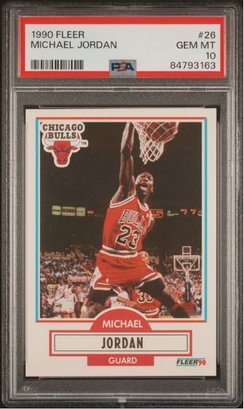 1990-91 Fleer #26 Michael Jordan PSA GEM MT 10