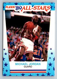 1989 Fleer Stickers #3 Michael Jordan