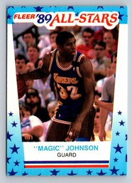1989 Fleer Stickers #5 Magic Johnson
