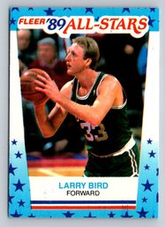1989 Fleer Stickers #10 Larry Bird