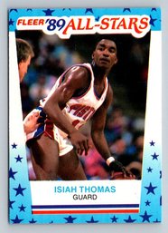 1989 Fleer Stickers #6 Isiah Thomas
