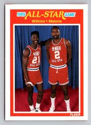 1989 Fleer #165 Wilkins - Malone