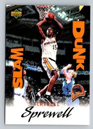 1997 Upper Deck Nestle Slam Dunk #SD23 Latrell Sprewell