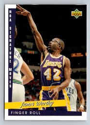 1993 Upper Deck Signature Moves #250 James Worthy