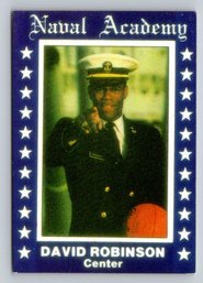 1987-88 David Robinson Naval Academy Pre-rookie Basketball Card