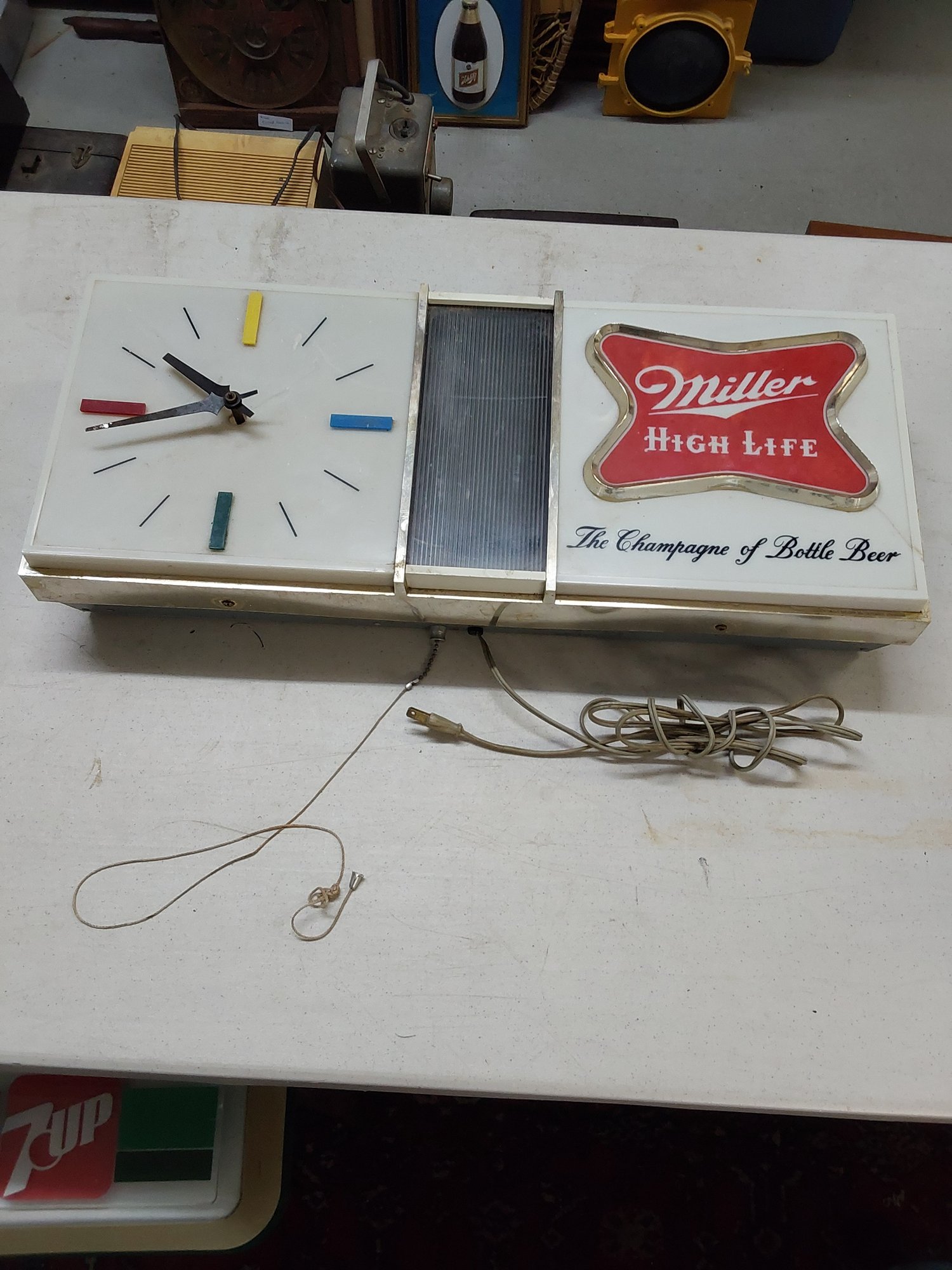 Vintage Miller High Life Clock Sign 5810