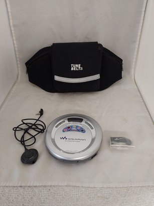 Sony Walkman G Protection  Portable CD Player With Carrying Case