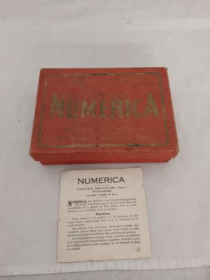 Genuine Numerica The Famous Old Game The Original Building Game
