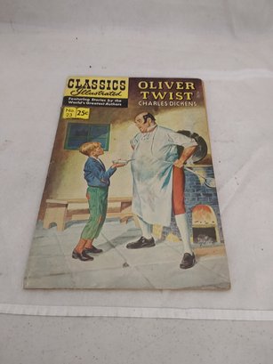 Classics Illustrated No. 23 Oliver Twist Charles Dickens