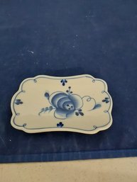 Handmade In Russia Blue White Ring Tray