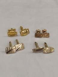 Lot Of 4 Pairs Cufflinks