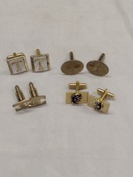 Lot Of 4 Pairs Cufflinks