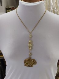 Vintage  Elephant Necklace