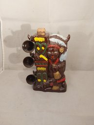 Indian Totem Pole Decanter