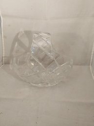 Clear Glass Basket