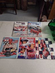 Lot Of 5 Nascar Souvenir Magazines