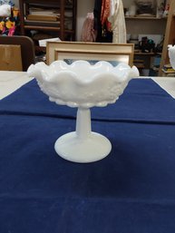 Westmoreland Milk Glass Footed Dish