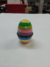 Egg Shaped Trinket Box