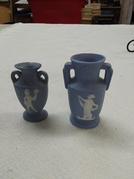 Lot Of 2 Mini Vases