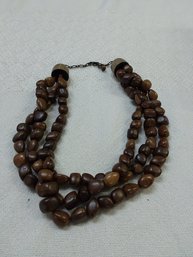 Wood Bead Necklace