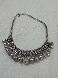 Silver Tone Necklace