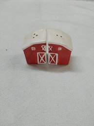 Pair Of Barn Salt And Pepper Shakers