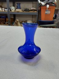 Blue Glass Vase