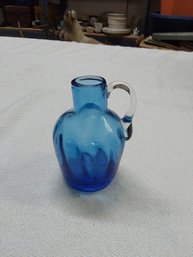 Blue Glass Jug