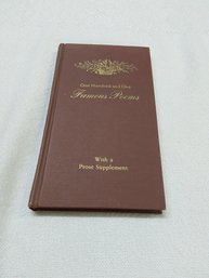 101 Famous Poems Book