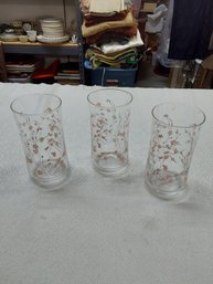 Lot Of 3 Glasses