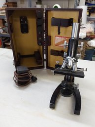 Bausch & Lomb Optical Co. Microscope In Case