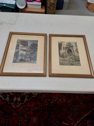 Pair Of Framed Pictures