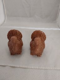 Pair Of Turkey Figurine
