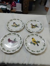 Lot Of 4 Gibson Birds 10' Plates