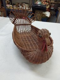 Wicker Turkey Basket
