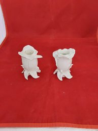 Pair Of Lenox Candlestick Holders