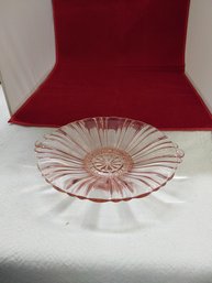 Pink Glass Dish