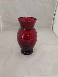 Ruby Red Vase