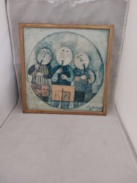 Framed The Little Musicians Trio Picture